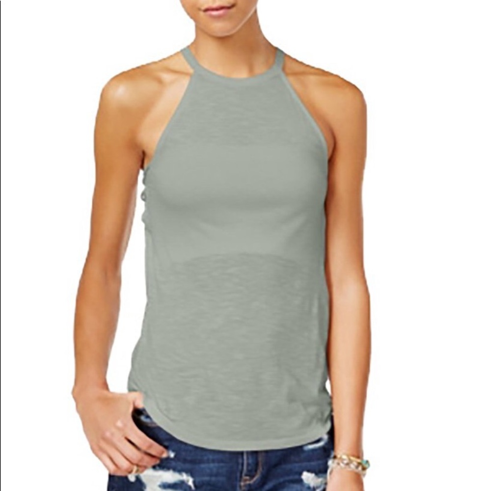 One Hart May High Rise Halter Top size Small